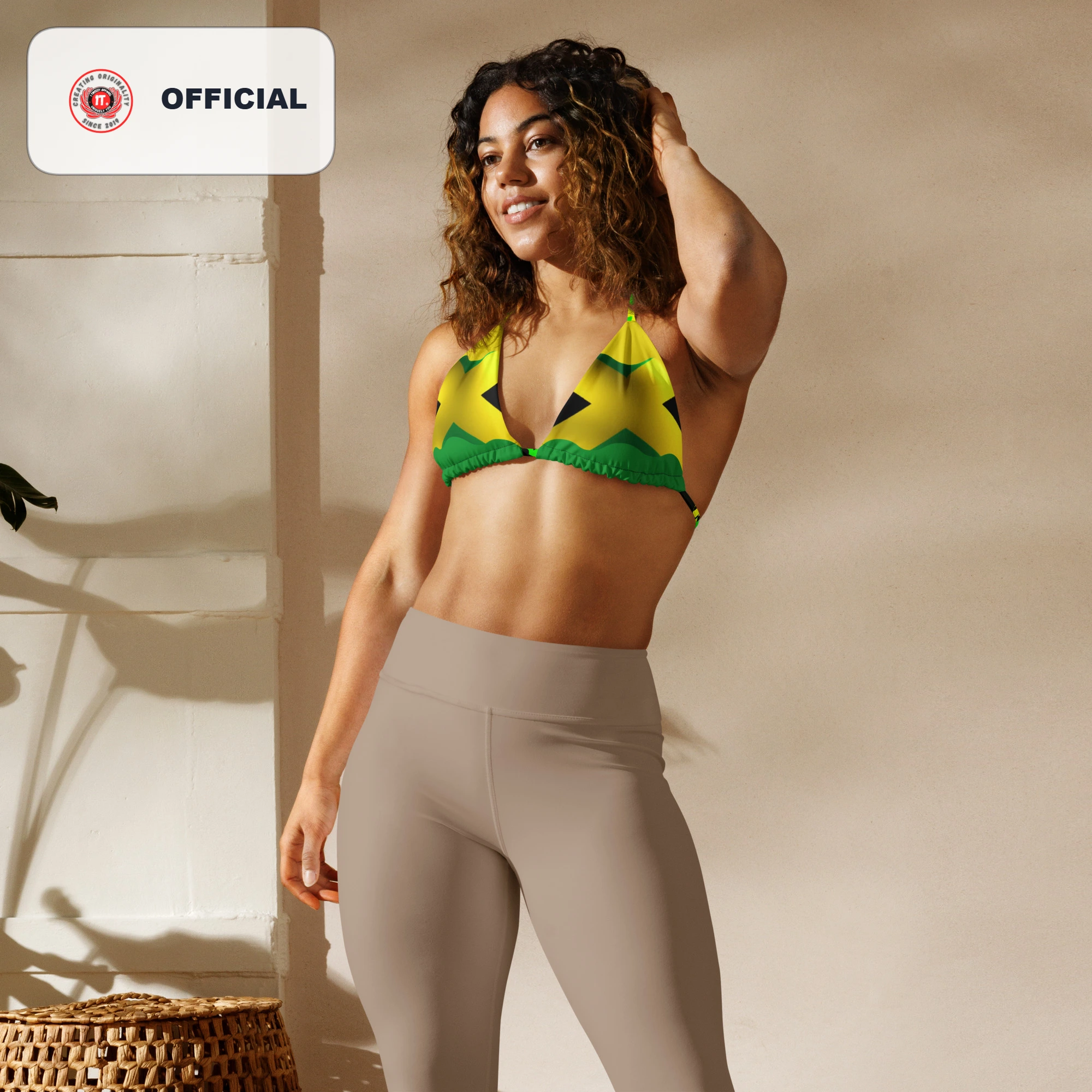 Rastaman Jamaica String Bikini Top 2