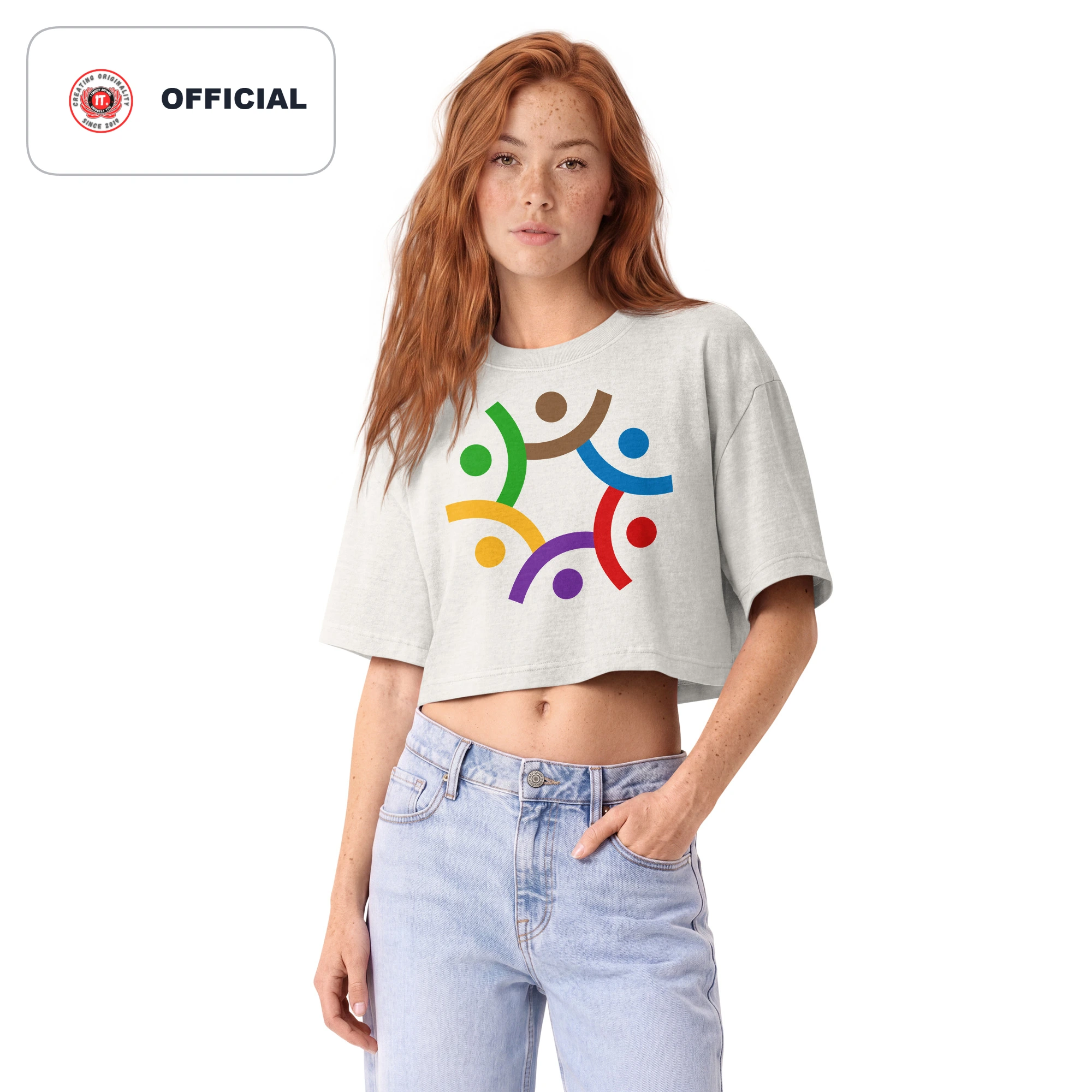 Kicxs Social Women’s Garment Dyed Cropped Tee