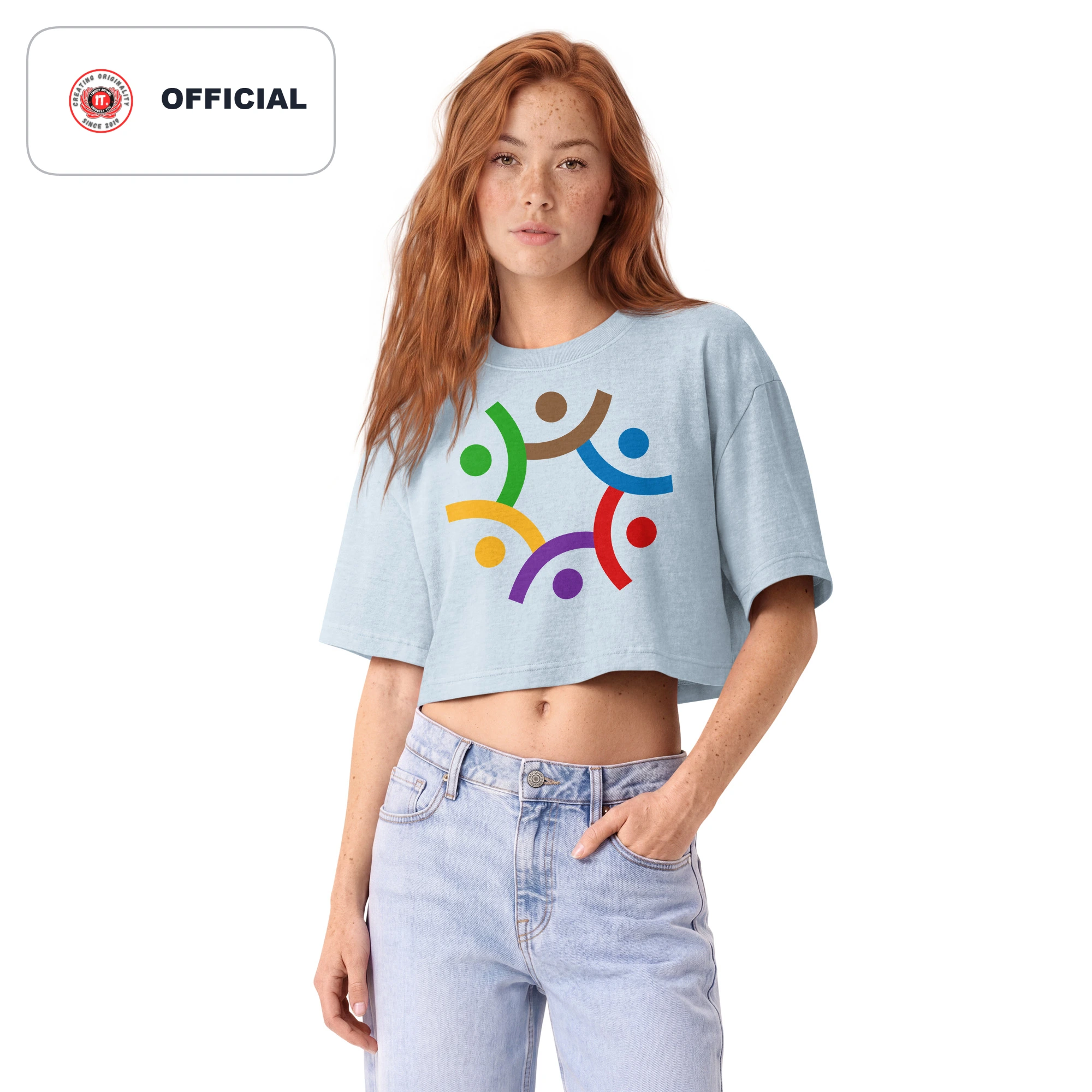 Kicxs Social Women’s Garment Dyed Cropped Tee 3