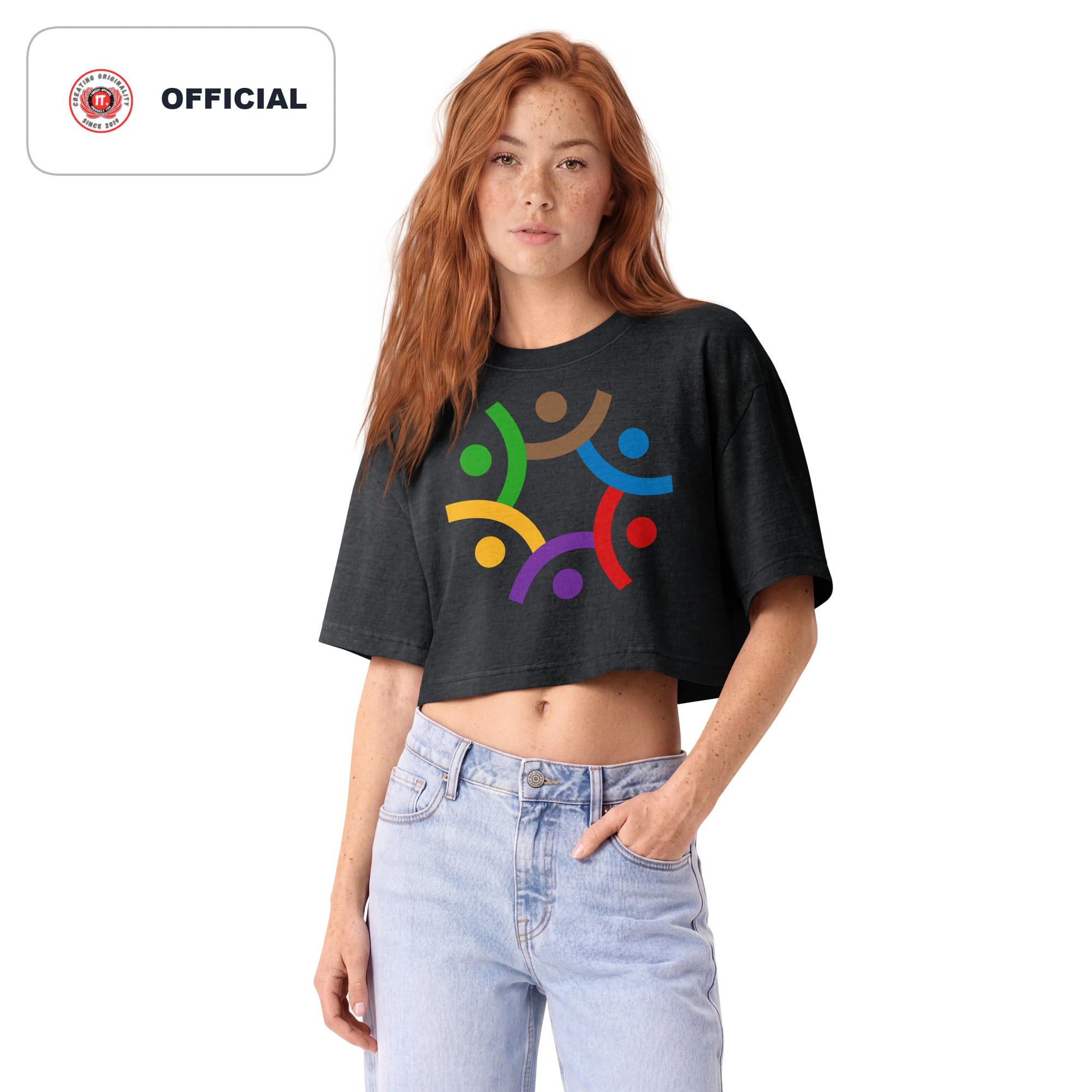 Kicxs Social Women’s Garment Dyed Cropped Tee 5