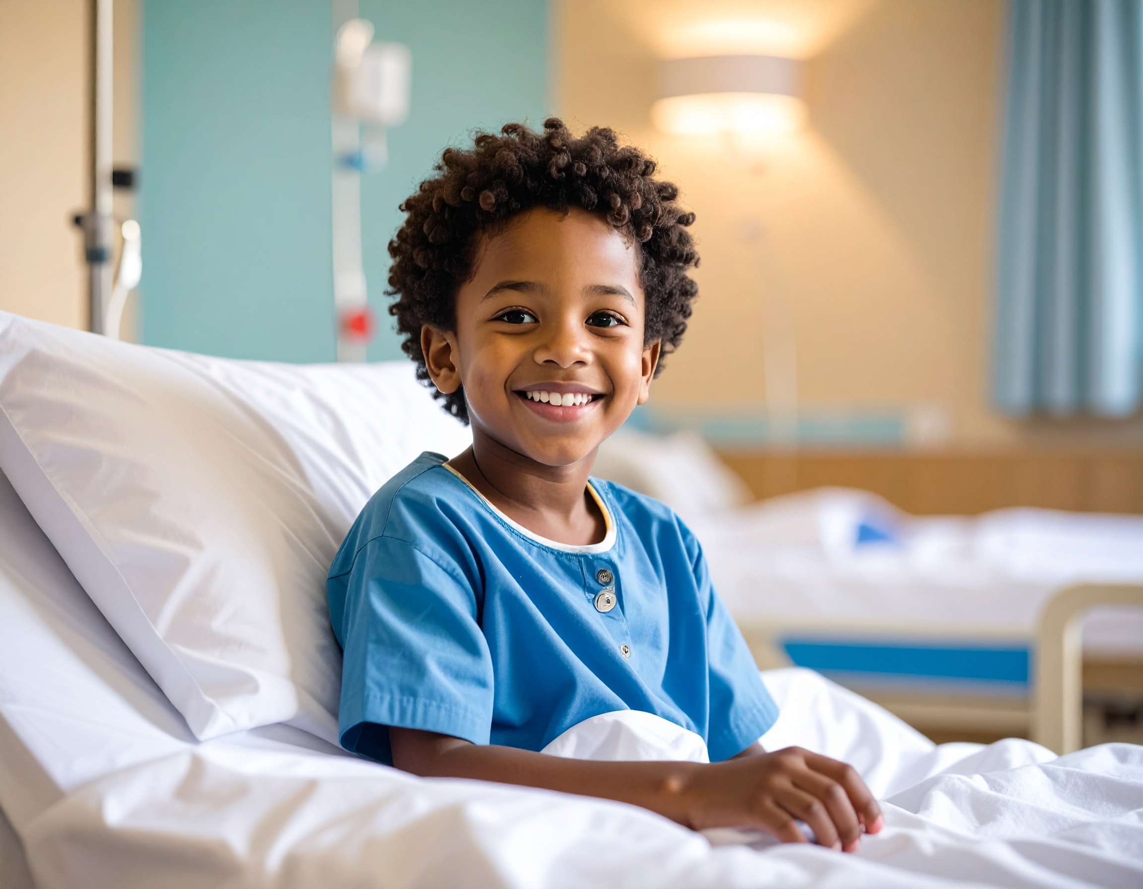 Child receiving care