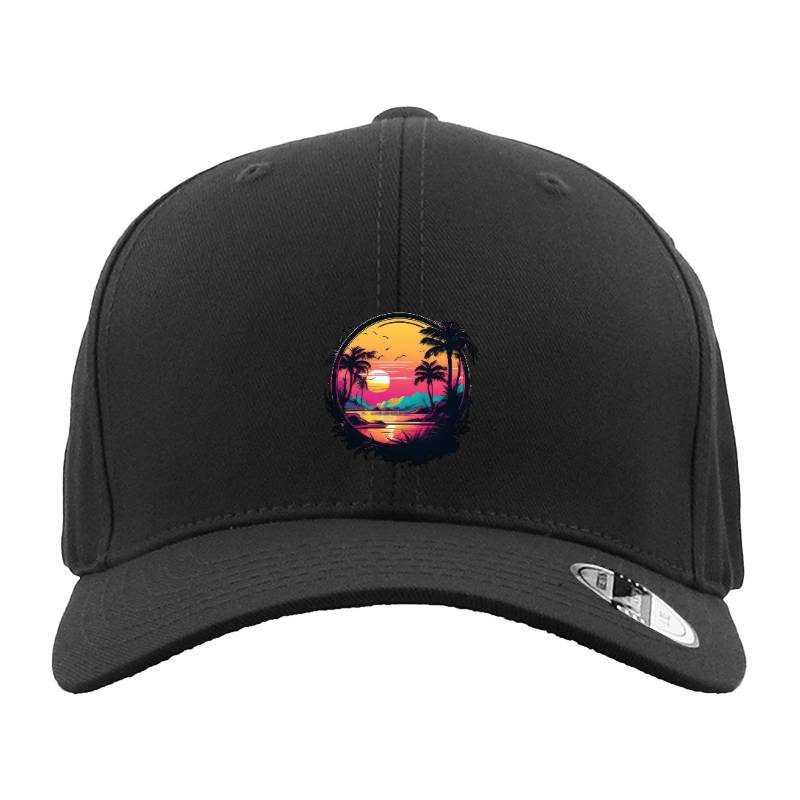 Sunset On The Tropical Island Hat