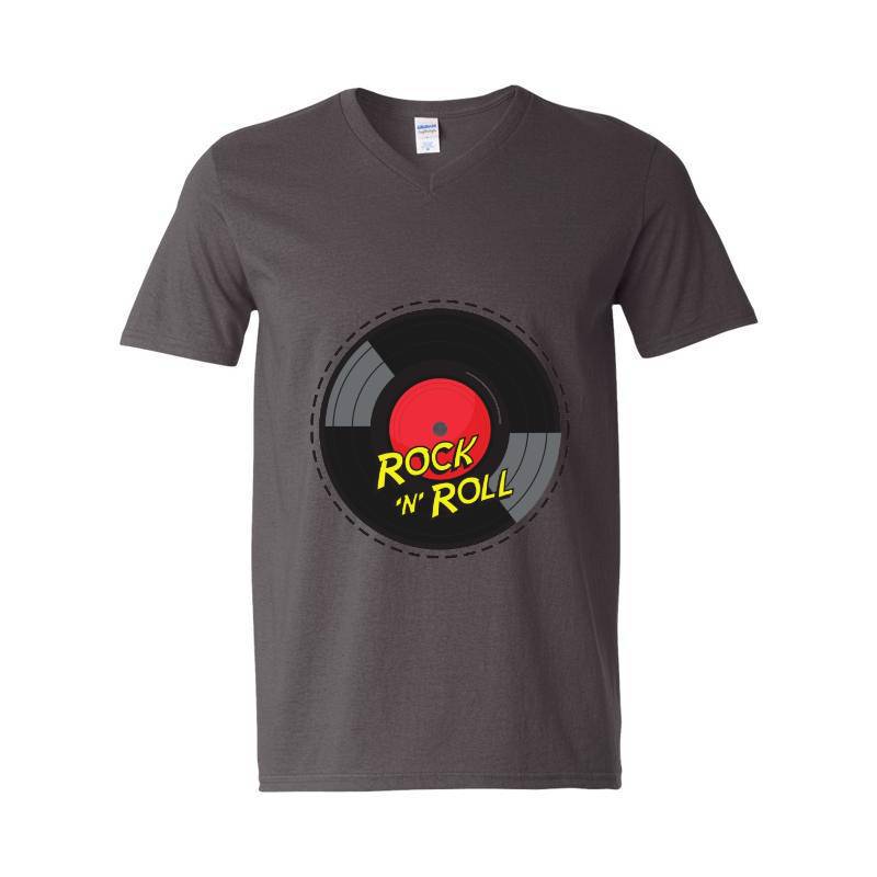 Rock N Roll V-Neck T-Shirt