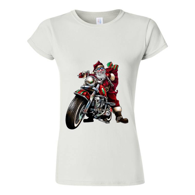 Motorcycle Santa Claus T-Shirt