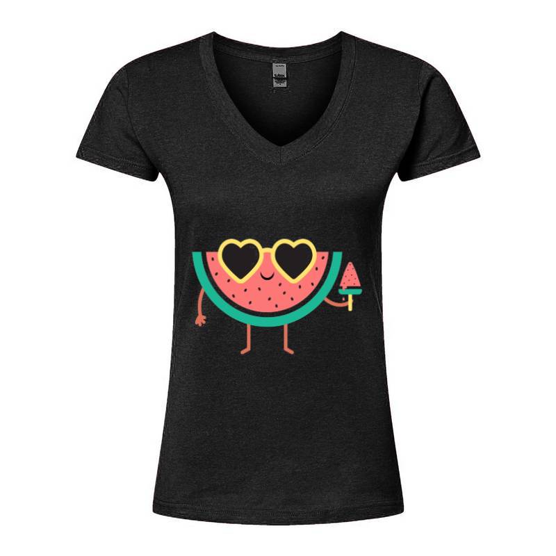 Watermelon V-Neck T-Shirt