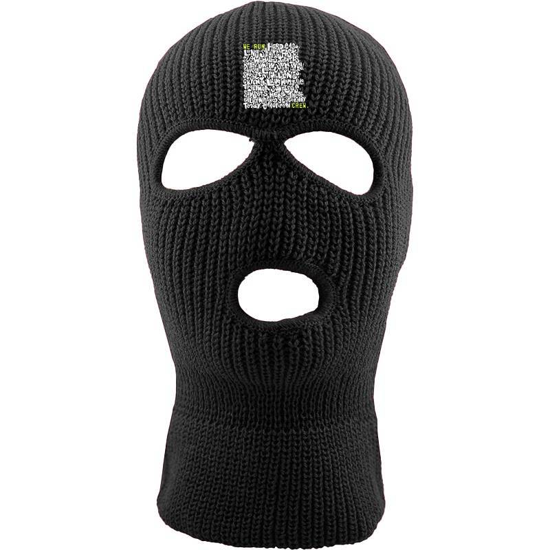 We Run Crew Three hole mask
