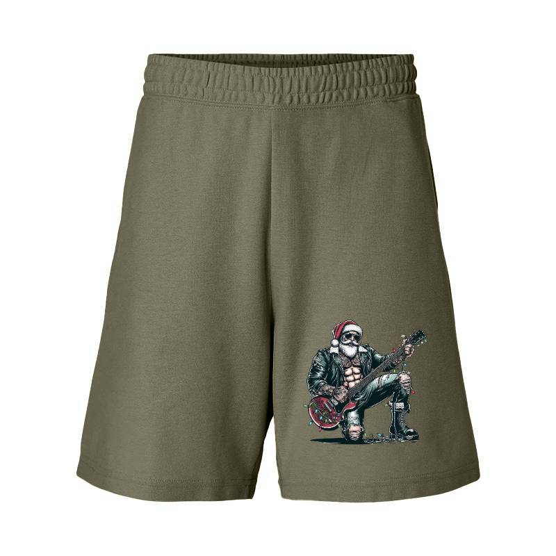 Guitar Santa Claus Short