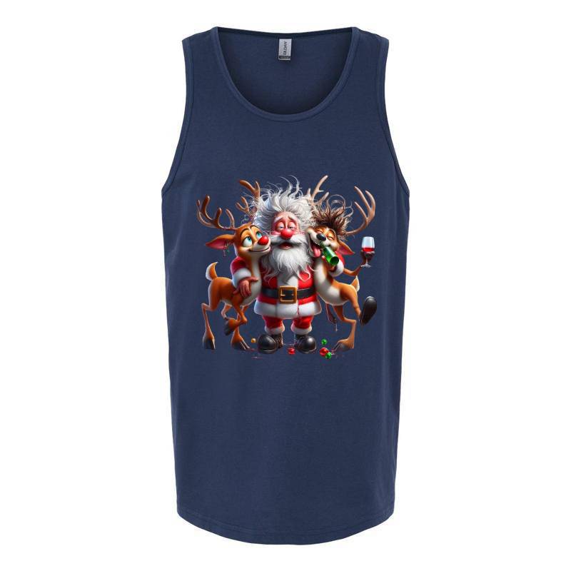 Drunk Santa Tank Top T-Shirt