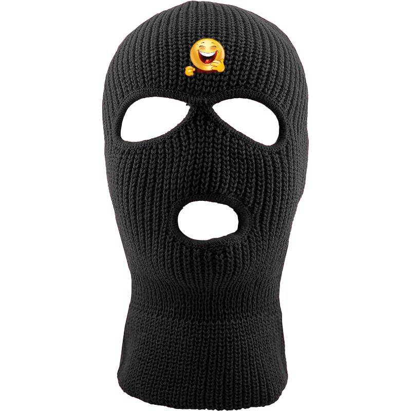 Happy Emoji Three hole mask