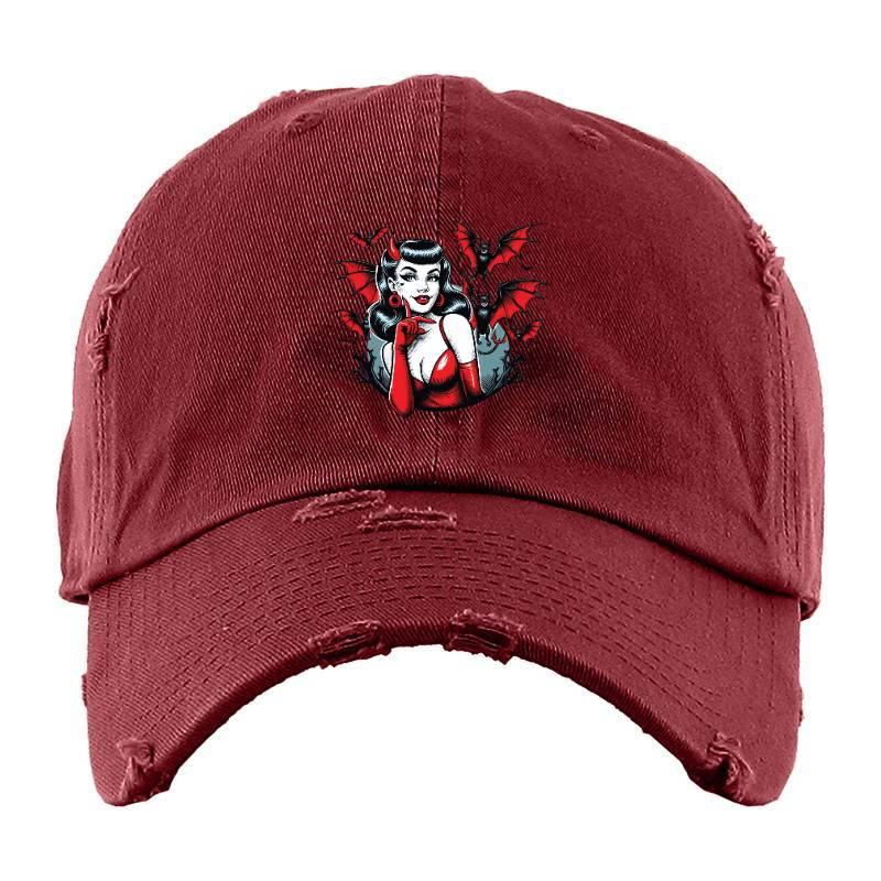 Devil Bats Ladies Fitted Baseball Cap