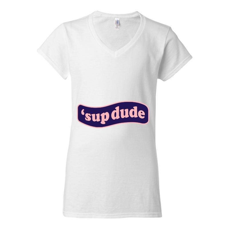 Whatsup dude V-Neck T-Shirt