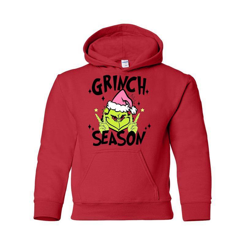 Cristmas Grinch Season Hooded Sweatshirt