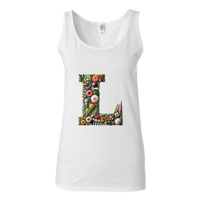 Letter L Tank Top T-Shirt