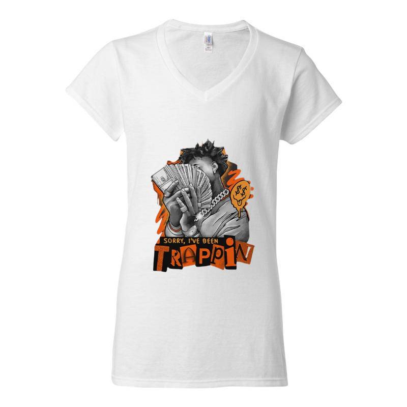 Money Trappin V-Neck T-Shirt