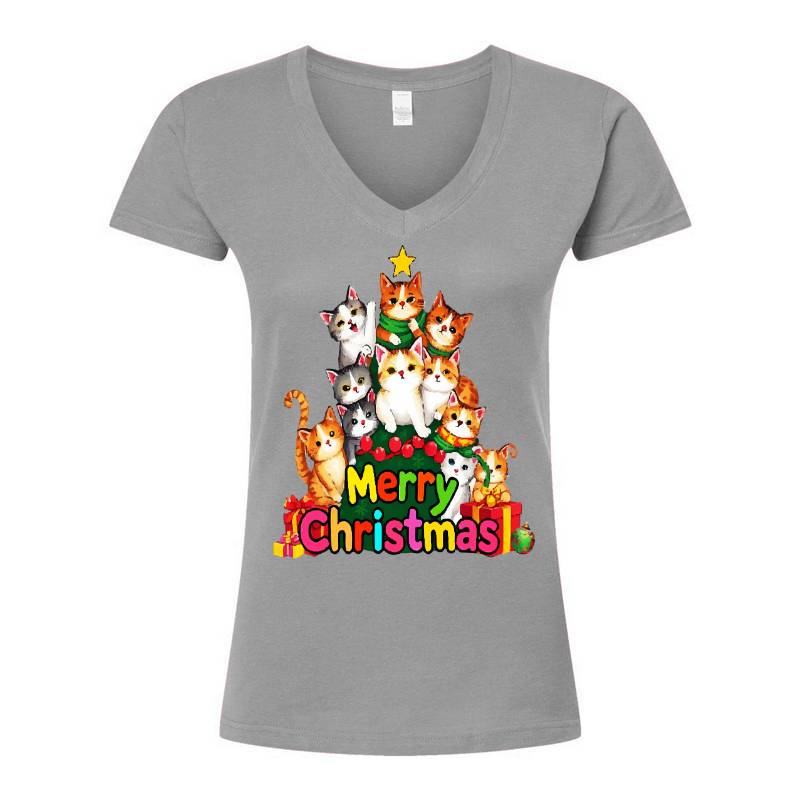 Merry Christmas V-Neck T-Shirt