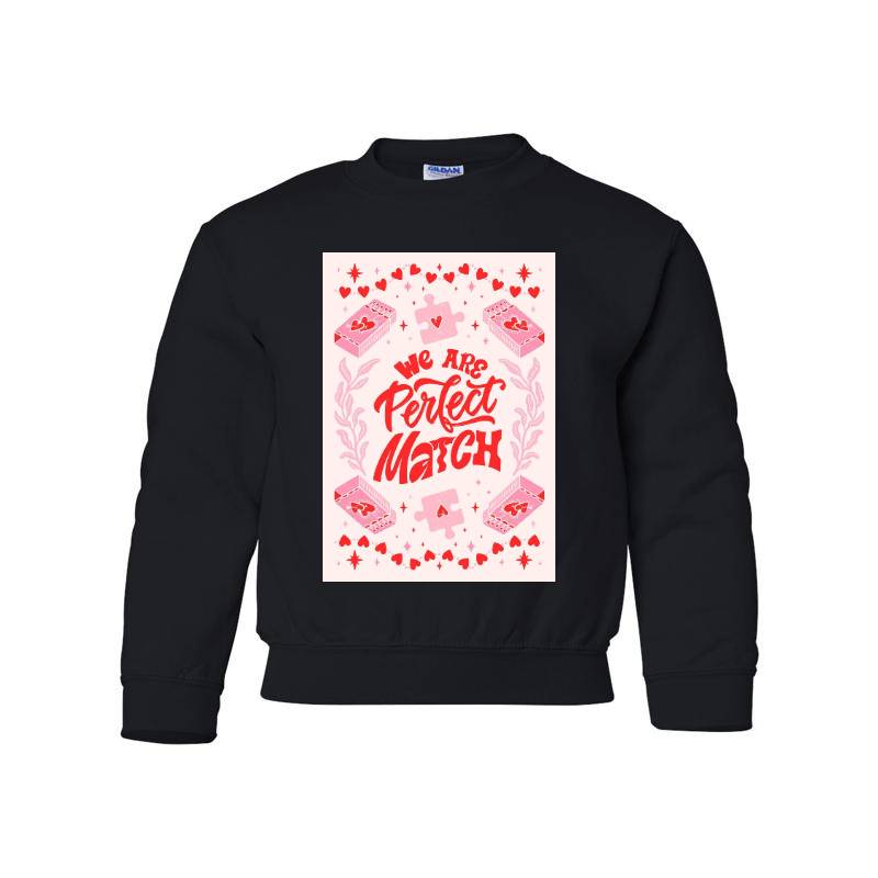 Valentine's Day Youth Crewneck Sweatshirt 
