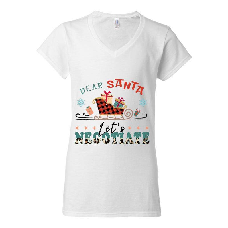 Santa V-Neck T-Shirt