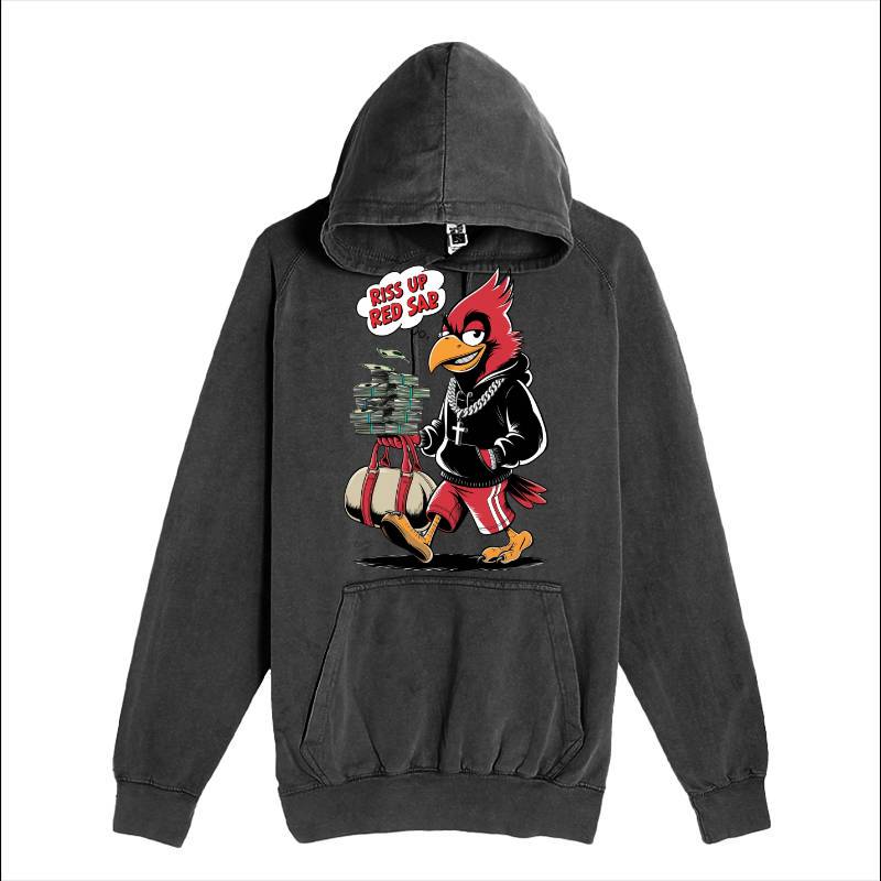 Riss Up Red Sar Hoodie