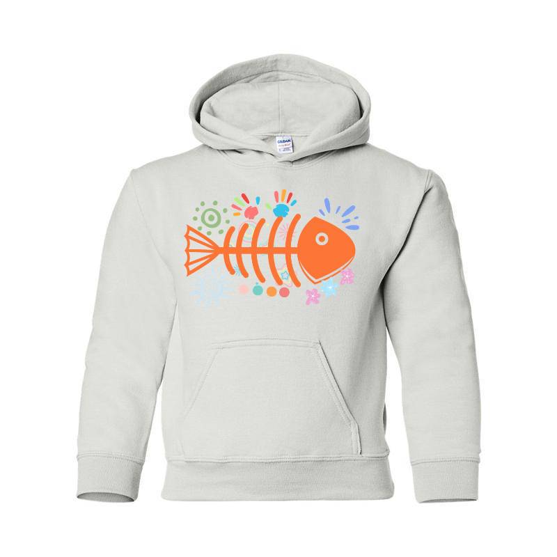 Fish Christmas Youth Hoodie