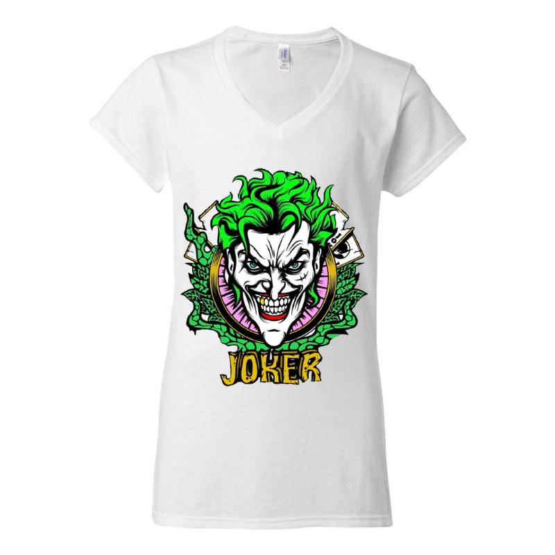 Jokerpng V-Neck T-Shirt