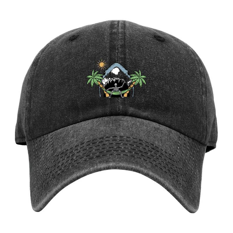 Shark and Skull Baseball Cap