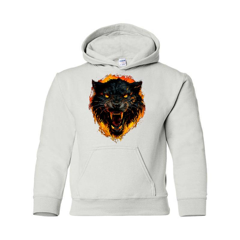 Night Wolf Ladies Fitted Hooded Sweatshirt