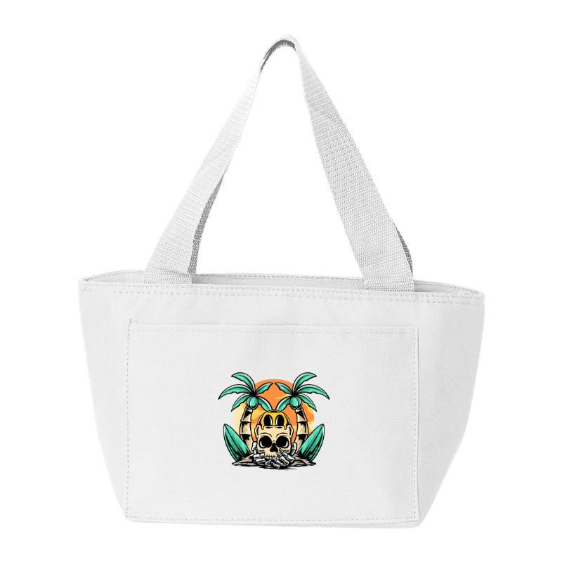 Palm and Skull Cooler Bag