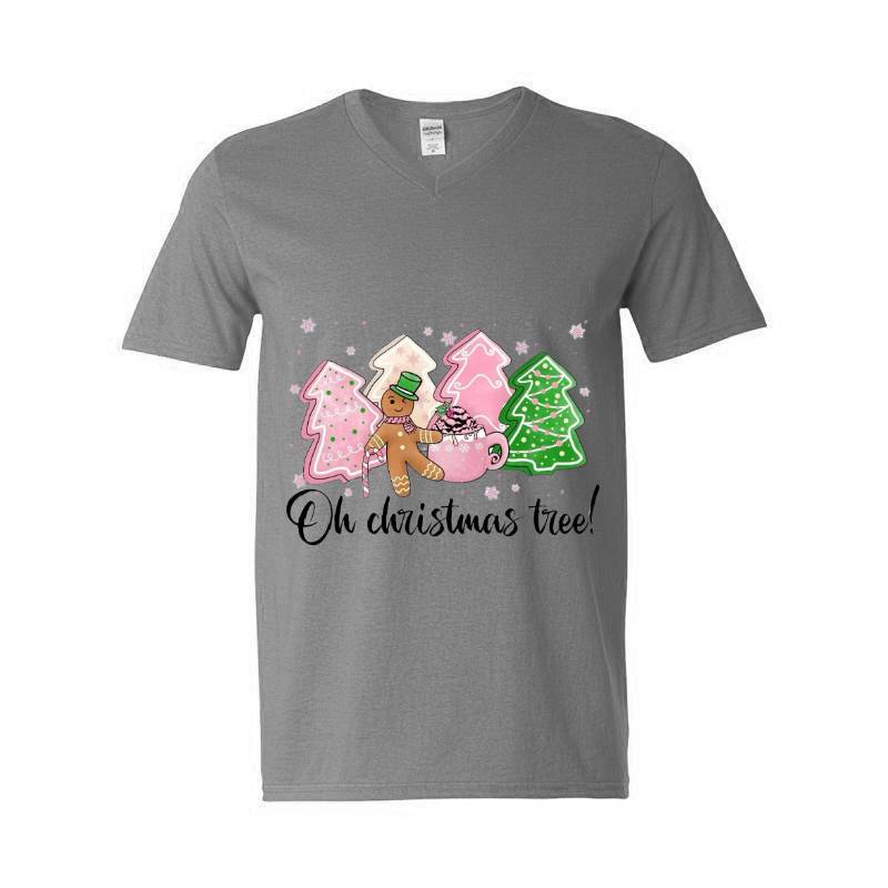 Cristmas Tree V-Neck T-Shirt