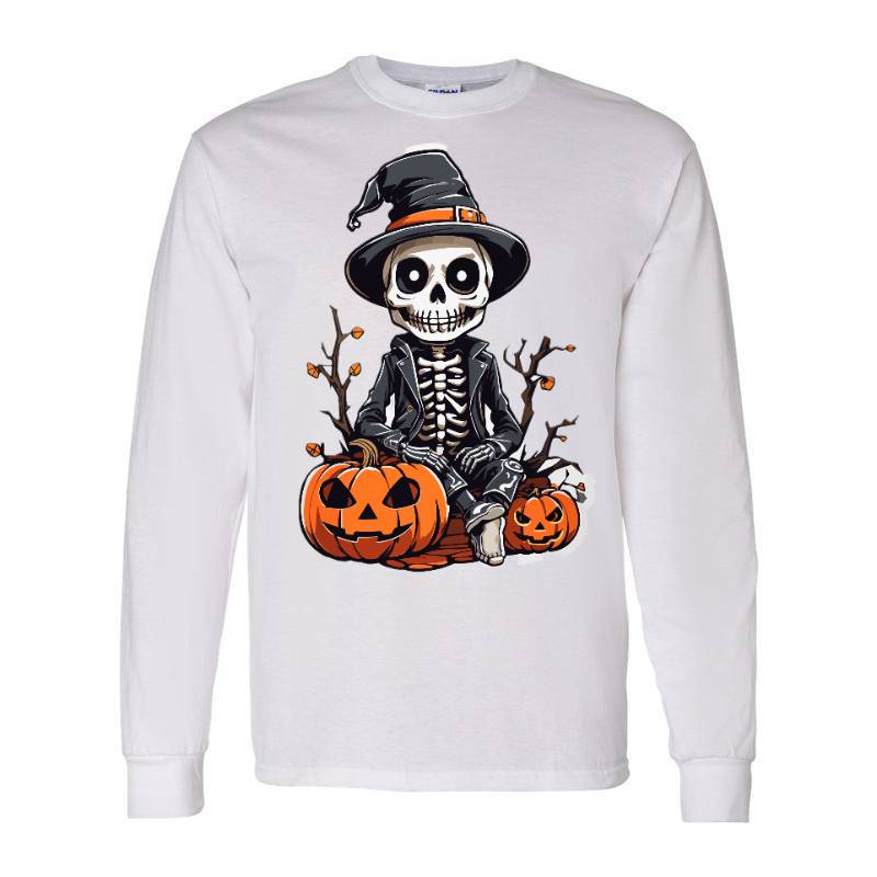 Skeleton Halloween Long Sleeve Shirt