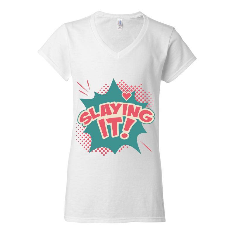 Slaying it! V-Neck T-Shirt