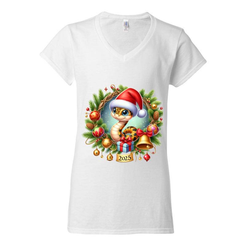 2025 Snake Year V-Neck T-Shirt