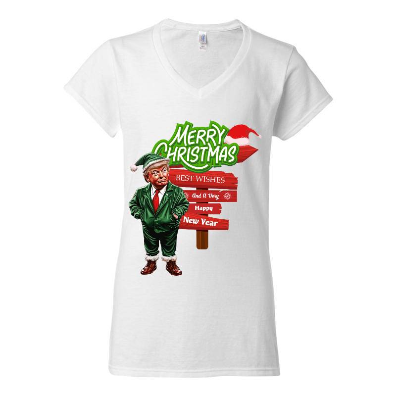 Merry Christmas V-Neck T-Shirt