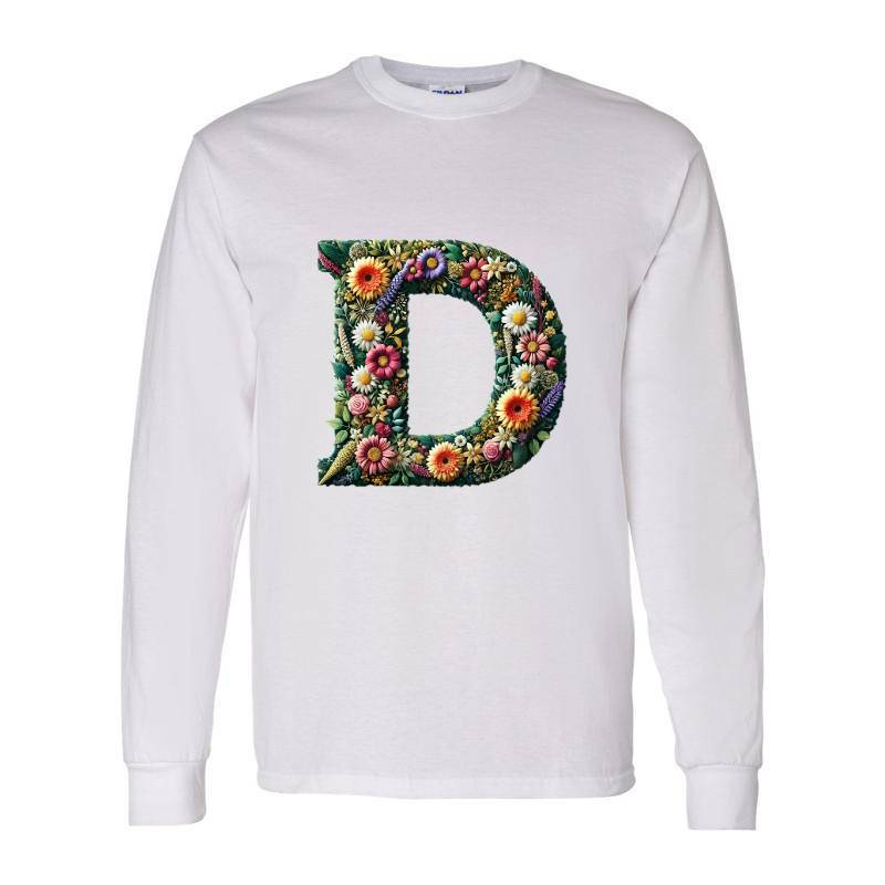 Letter D Long Sleeve Shirt