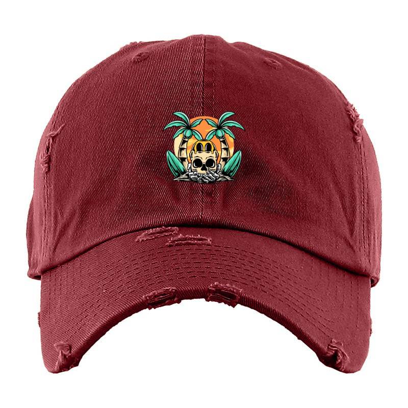 Palm and Skull Baseball Cap