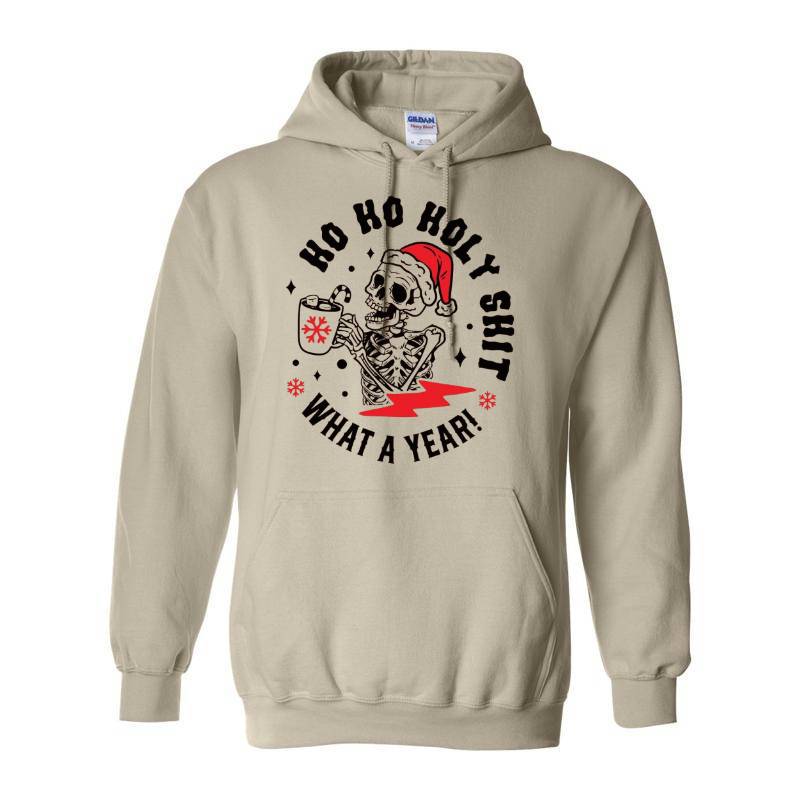 Ho Ho Ho Skull Hoodie