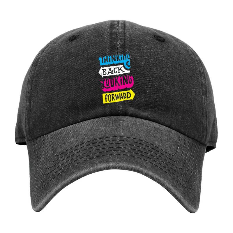 Thinking Back Looking Forward Baseball Cap