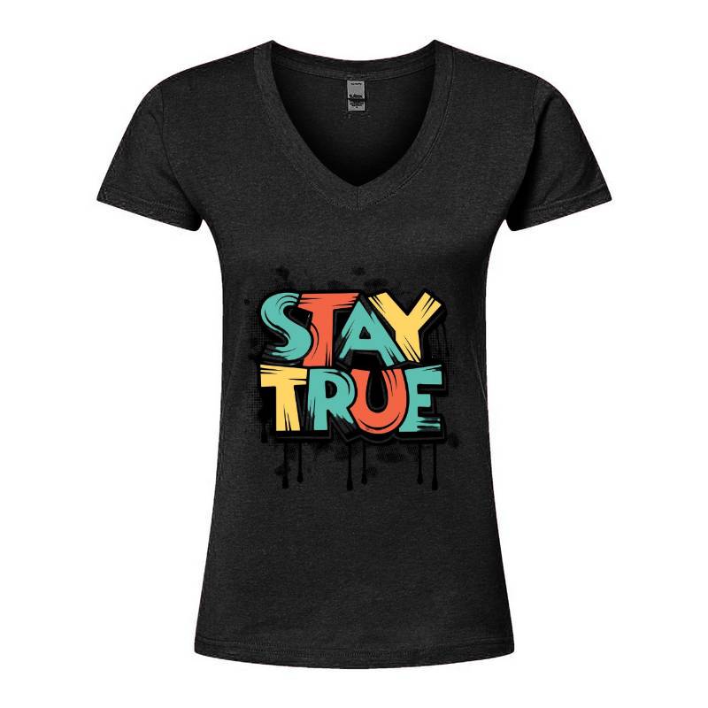 Stay True V-Neck T-Shirt