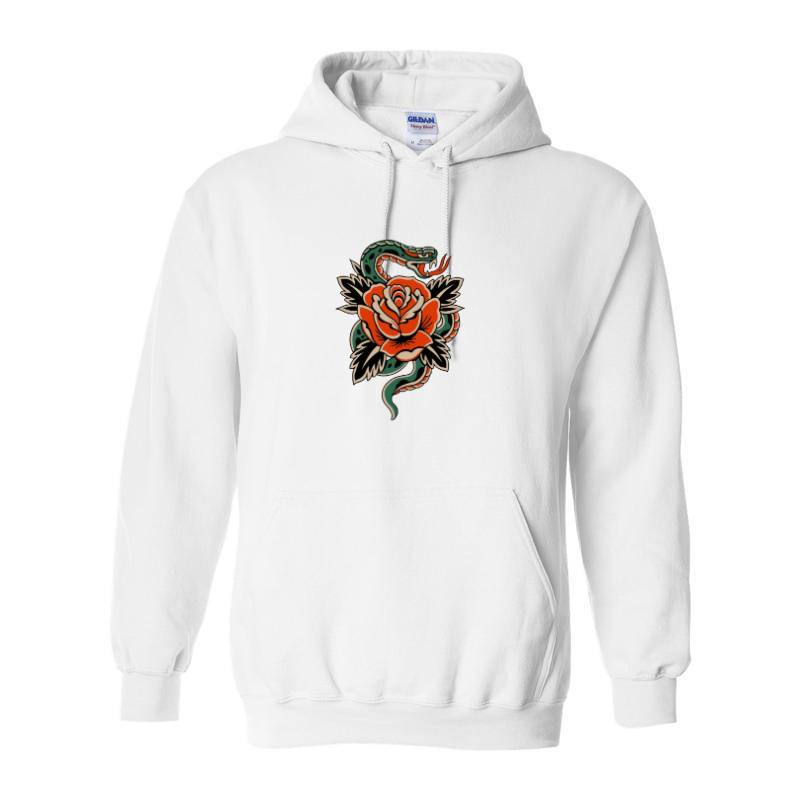 Rose and Snake Hoodie