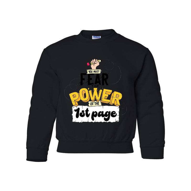 Fear Power Youth Crewneck Sweatshirt 