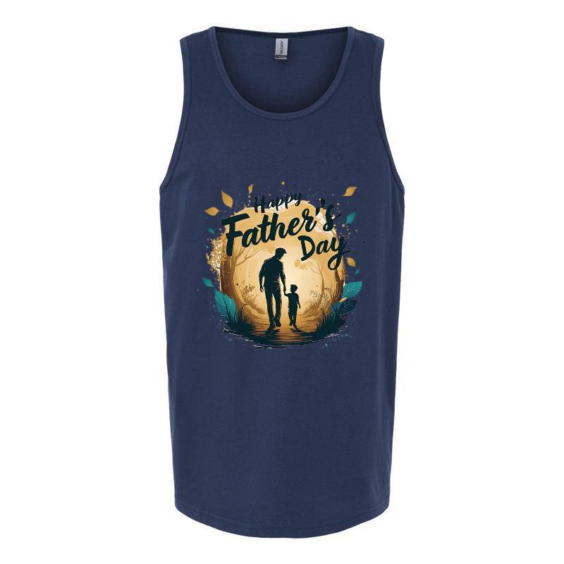 Father And Children Tank Top T-Shirt