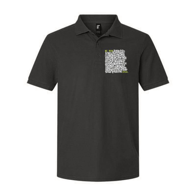 We Run Crew Polo T-Shirt