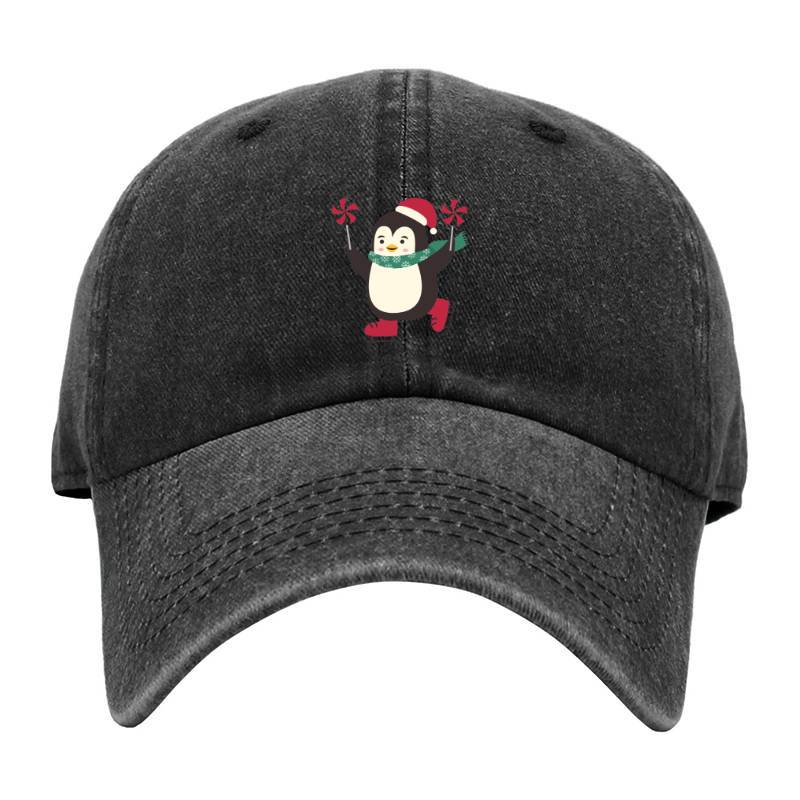 Cristmas penguin Baseball Cap