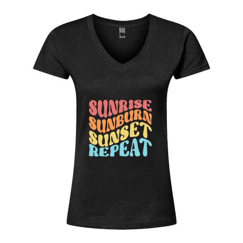 SUN V-Neck T-Shirt