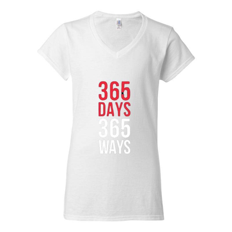 365 Days 365 Ways V-Neck T-Shirt