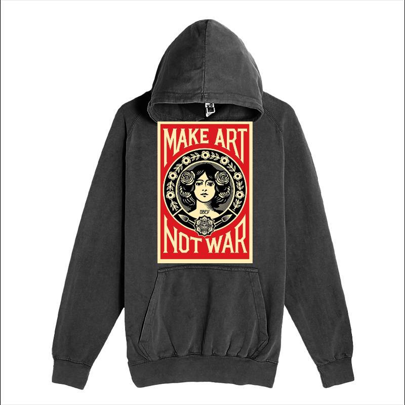 Make Art Not War Hoodie