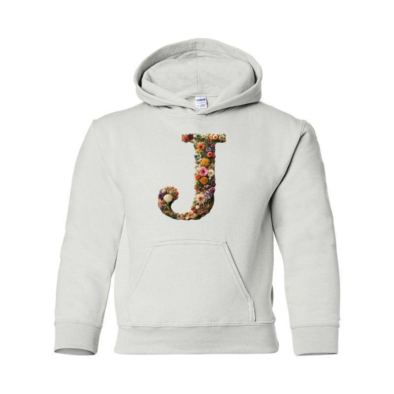 Letter J Hooded Sweatshirt