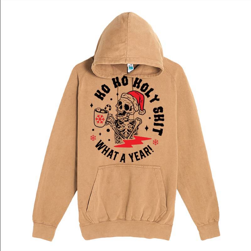 Ho Ho Ho Skull Hoodie