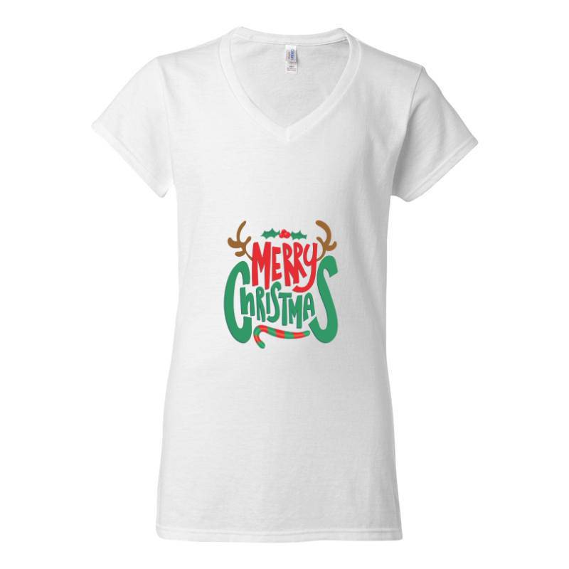 Merry Cristmas V-Neck T-Shirt