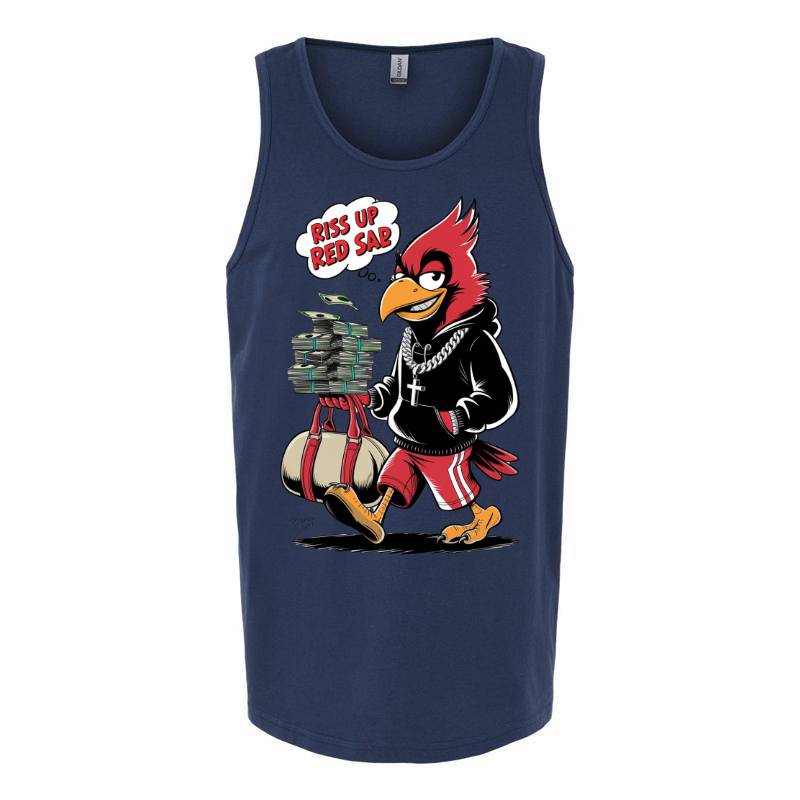 Riss Up Red Sar Tank Top T-Shirt