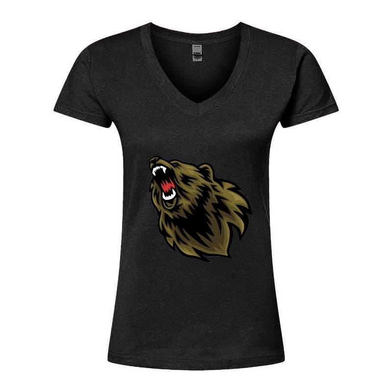 Bear  V-Neck T-Shirt